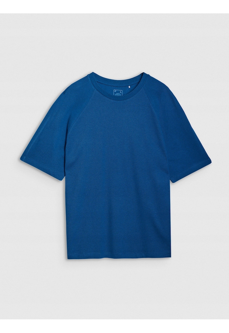 Tricou barbat -  supradimensionat - bumbac-modal - turcoaz - stil sportiv