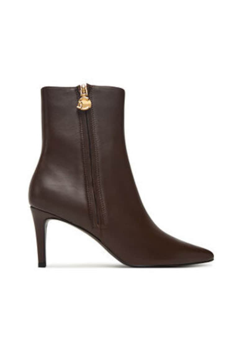 Oferte la Botine dama 305541819 -  Piele naturala - Maro