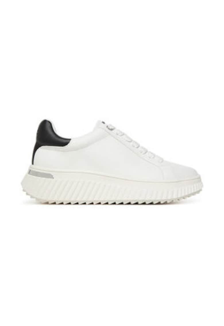 Tenisi dama 305247933 -  Piele ecologica - Alb - Alb
