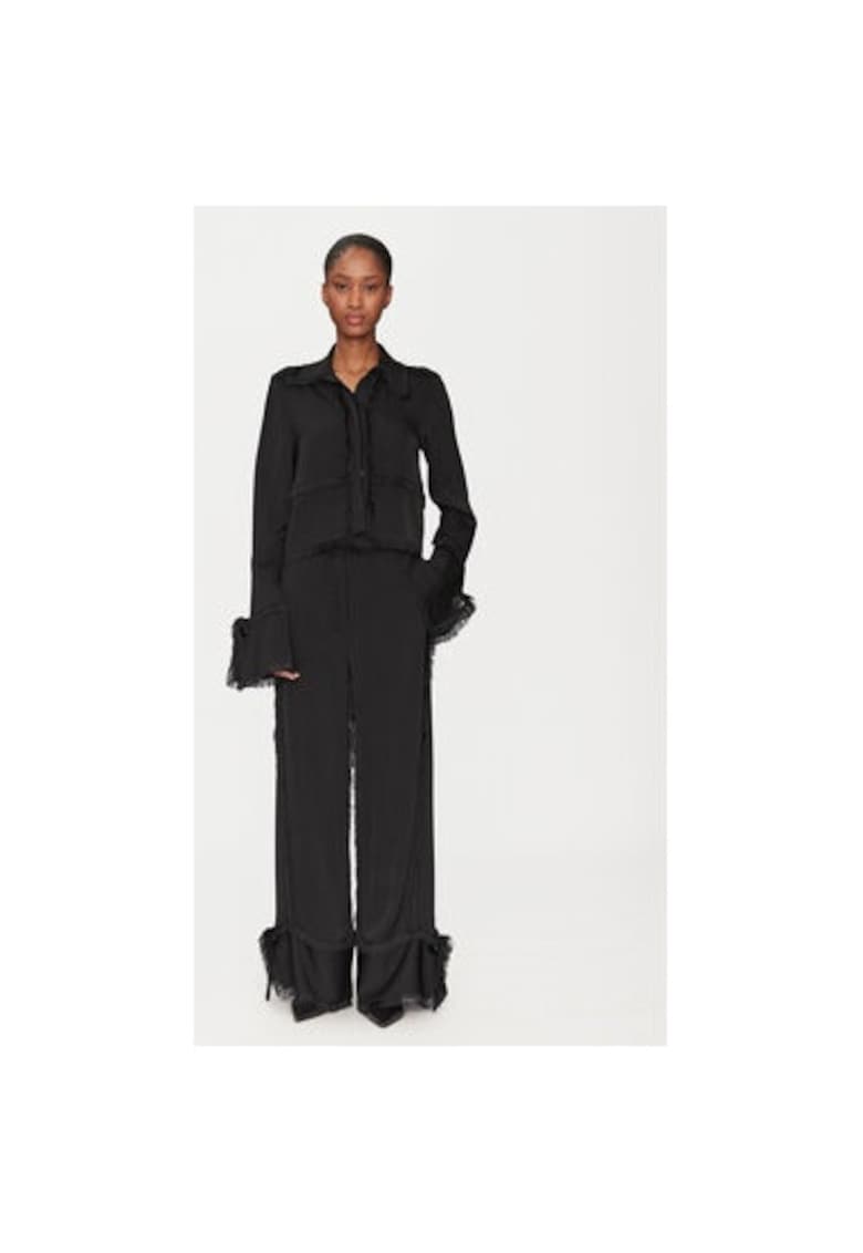Oferte la Pantaloni dama -  305191762 - Viscoza - Negru - Negru