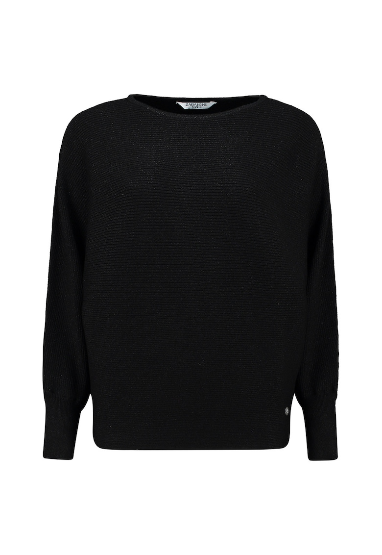 Oferte la Pulover cu decolteu rotund - Negru