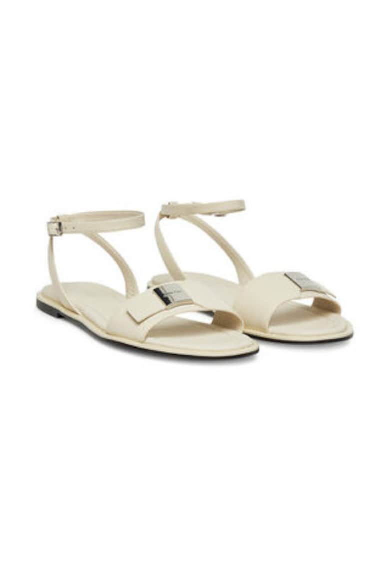 Sandale dama -  piele naturala - bej -
