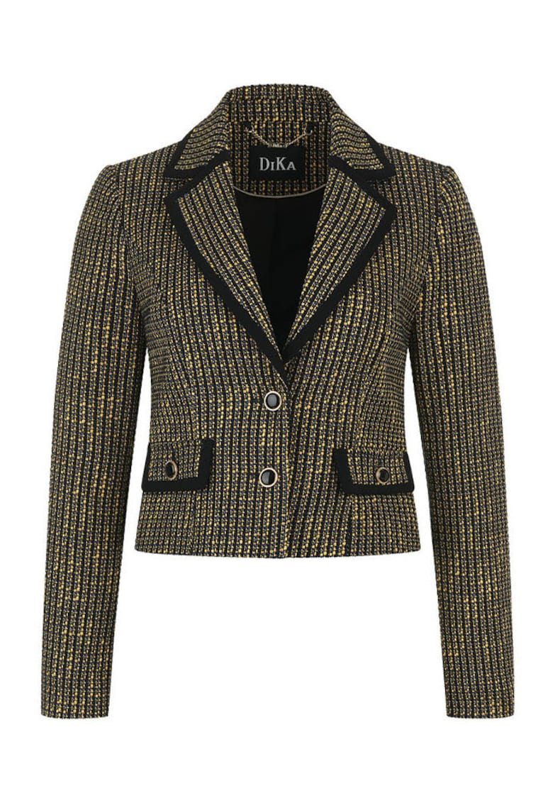 Oferte la Sacou din tweed cu insertii din lurex