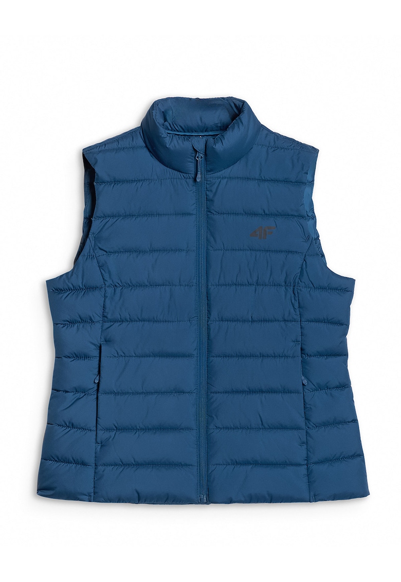 Oferte la Vesta Damas Matlasata Bleumarin  Croiala Slim - Impregnare Hidrofoba - Poliester Reciclat