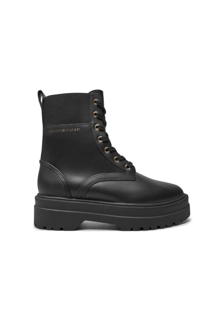 Ghete sport dama -  piele naturala - negru -