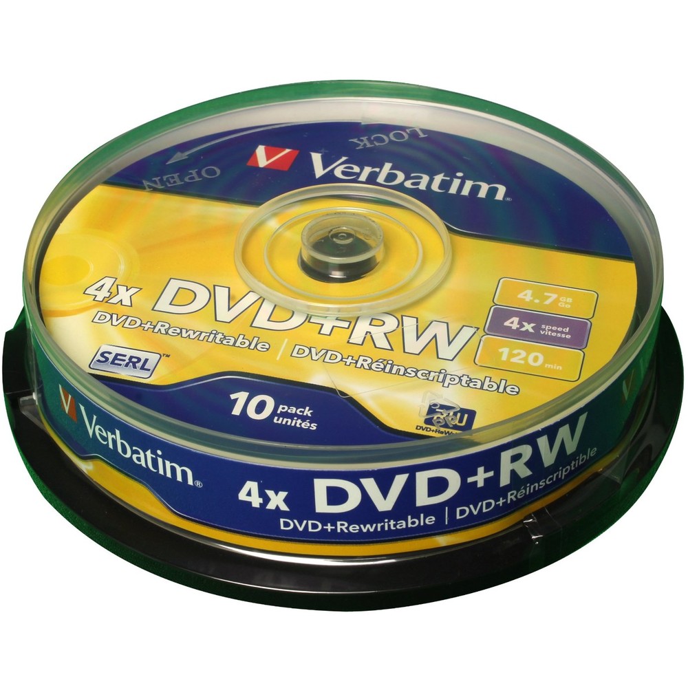 Oferte la Mediu optic DVD+RW 4.7Gb 4X 10 bucati