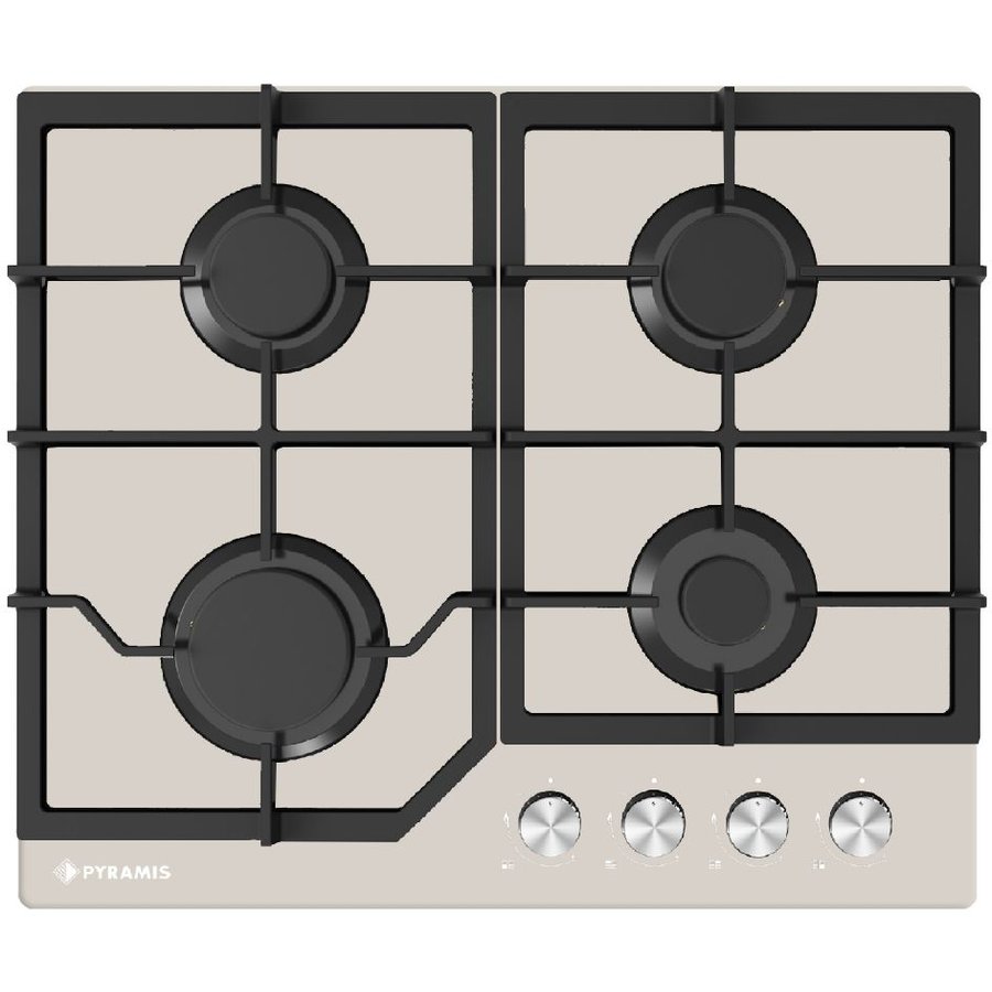 Oferte la Plita Gaz 60PG 6603 4 Arzatoare Fonta Beige Glass