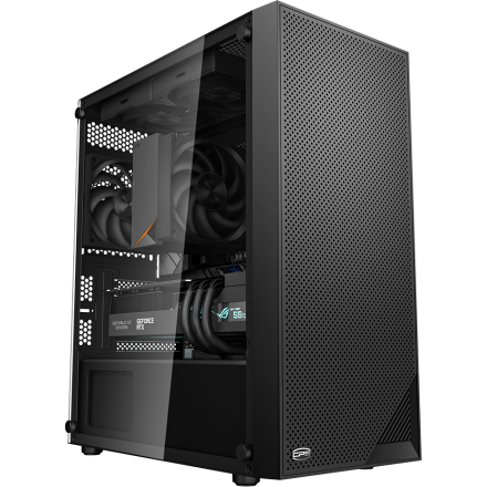 Oferte la Carcasa C3 B310  Middle Tower Tempered Glass Negru