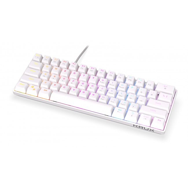 Oferte la Tastatura Qara 60% Alb
