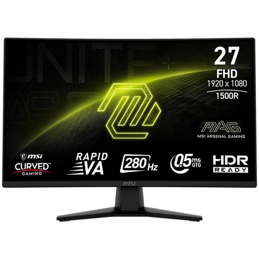 Oferte la Monitor MAG 274CXF 27inch Rapid VA Curbat 1500R Full HD 0.5ms 280Hz Negru