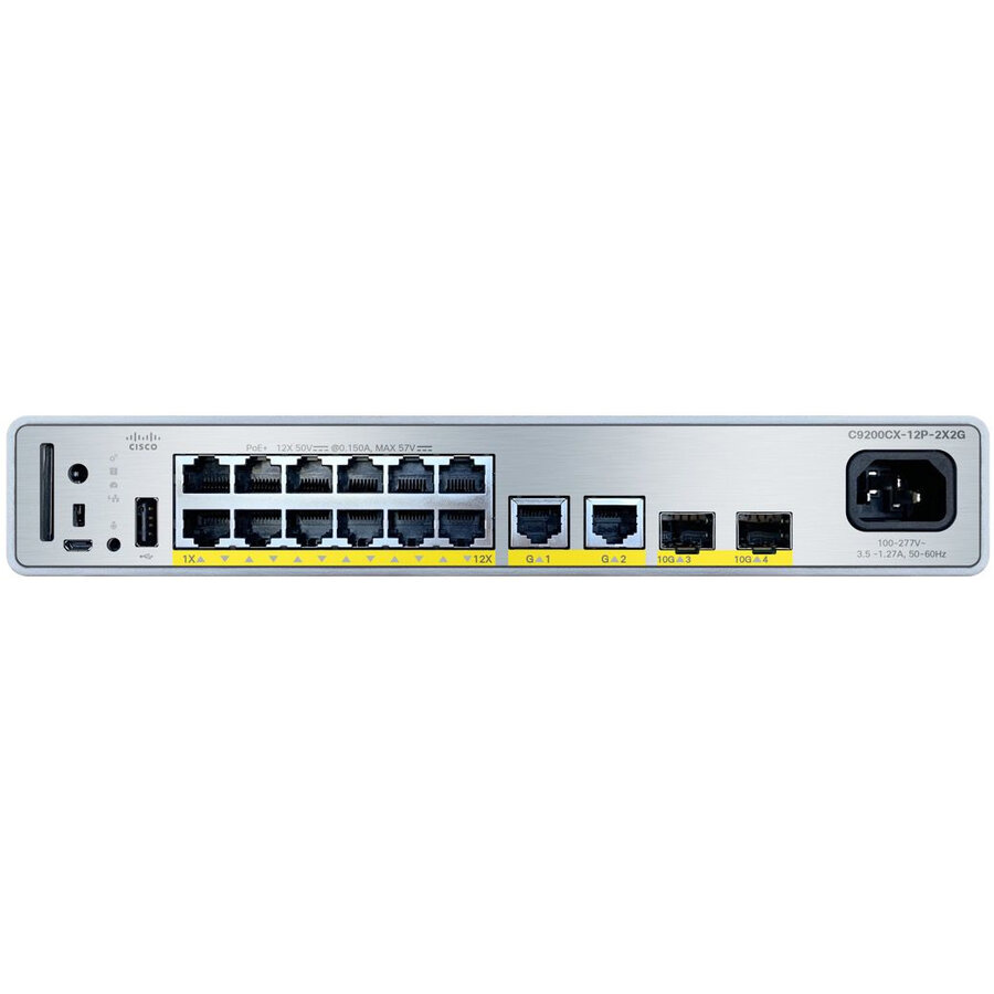 Oferte la Switch Catalyst 9000 Compact 12-PORT POE+ 240W Essentials Gri