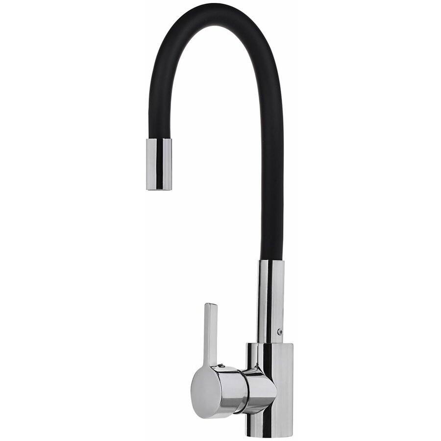 Oferte la Baterie Bucatarie 090919638 Pivotant 41cm Crom Negru