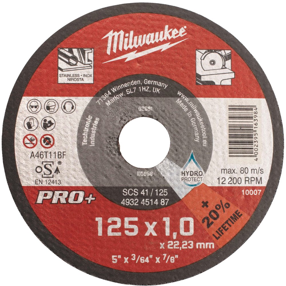 Oferte la Disc pentru metal plat 125X1 PRO+ Milwaukee 4932451487