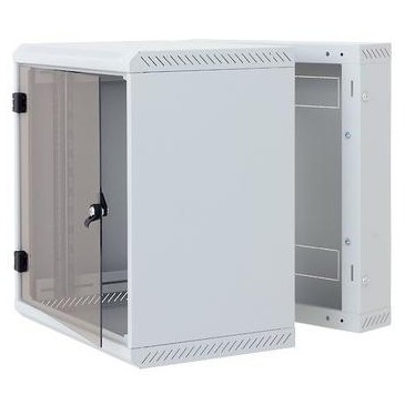 Oferte la Rack de perete Triton sectiune simpla 6U 500mm adancime usa sticla panouri laterale fixe sectiuni ve