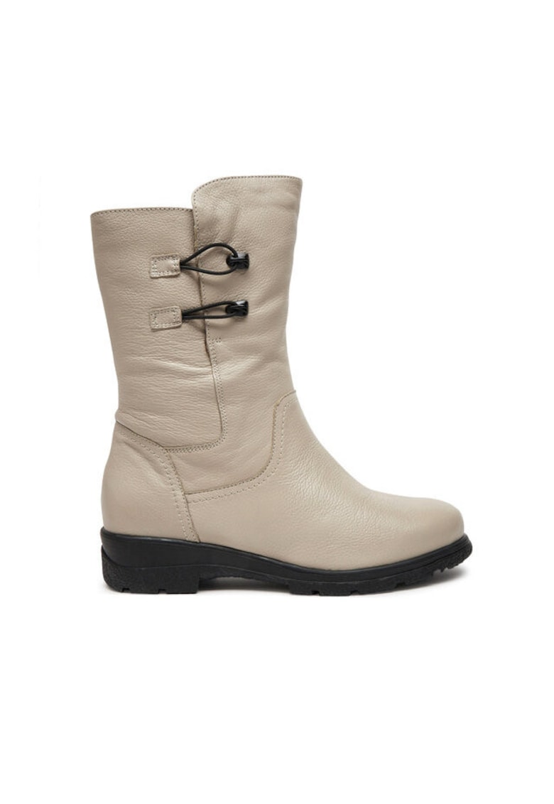 Ghete dama  304312137 - Piele naturala - Bej - Bej
