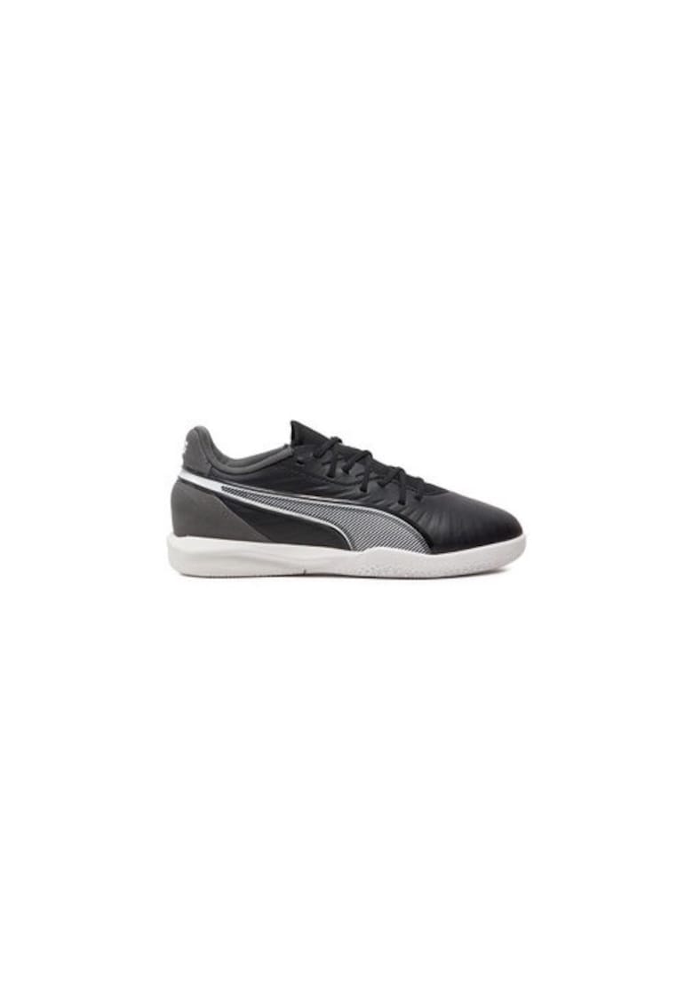 Ghete de fotbal baieti  304532597 - Piele ecologica - Negru