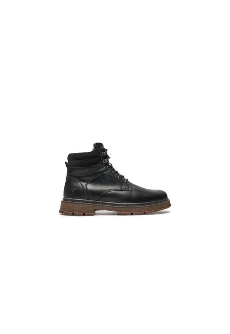 Ghete barbati  304836411 - Piele ecologica - Negru - Negru