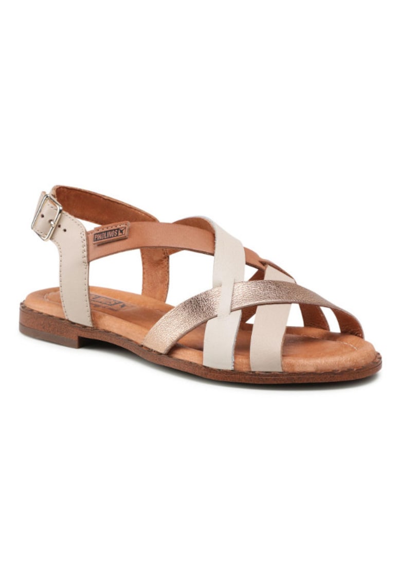 Oferte la Sandale dama -  209893588 - Bej - Piele naturala -