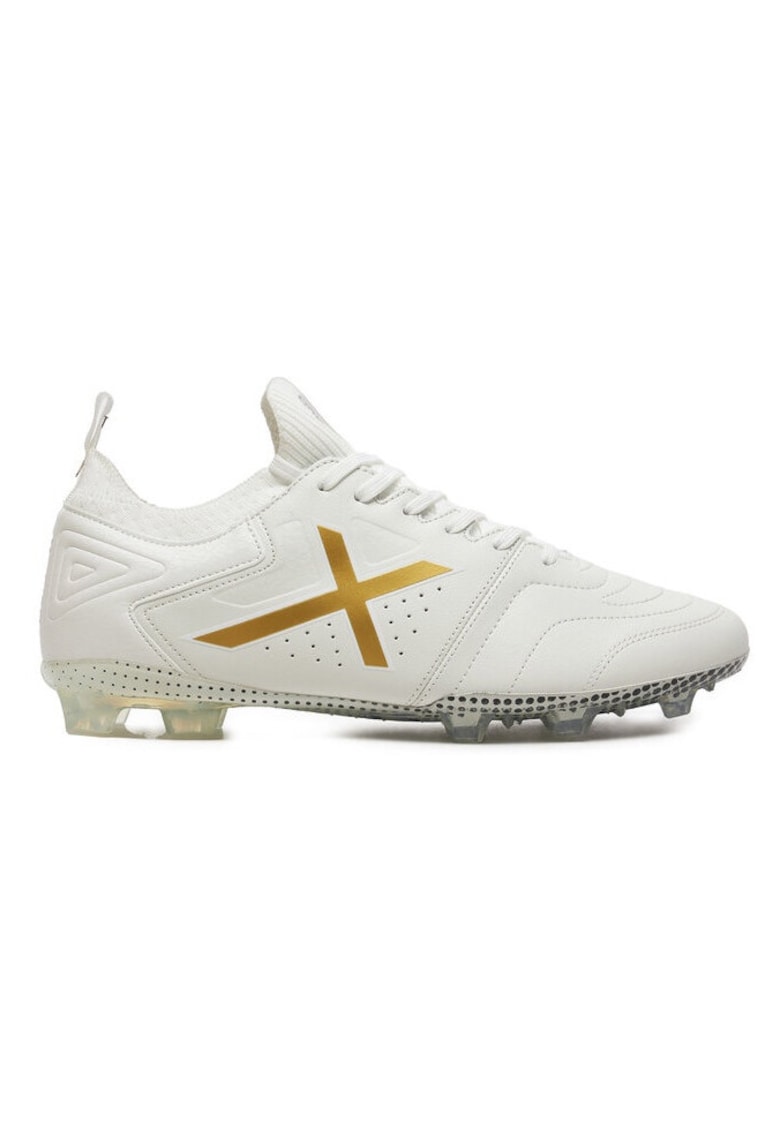 Oferte la Ghete fotbal -  37917 - Piele ecologica - Alb