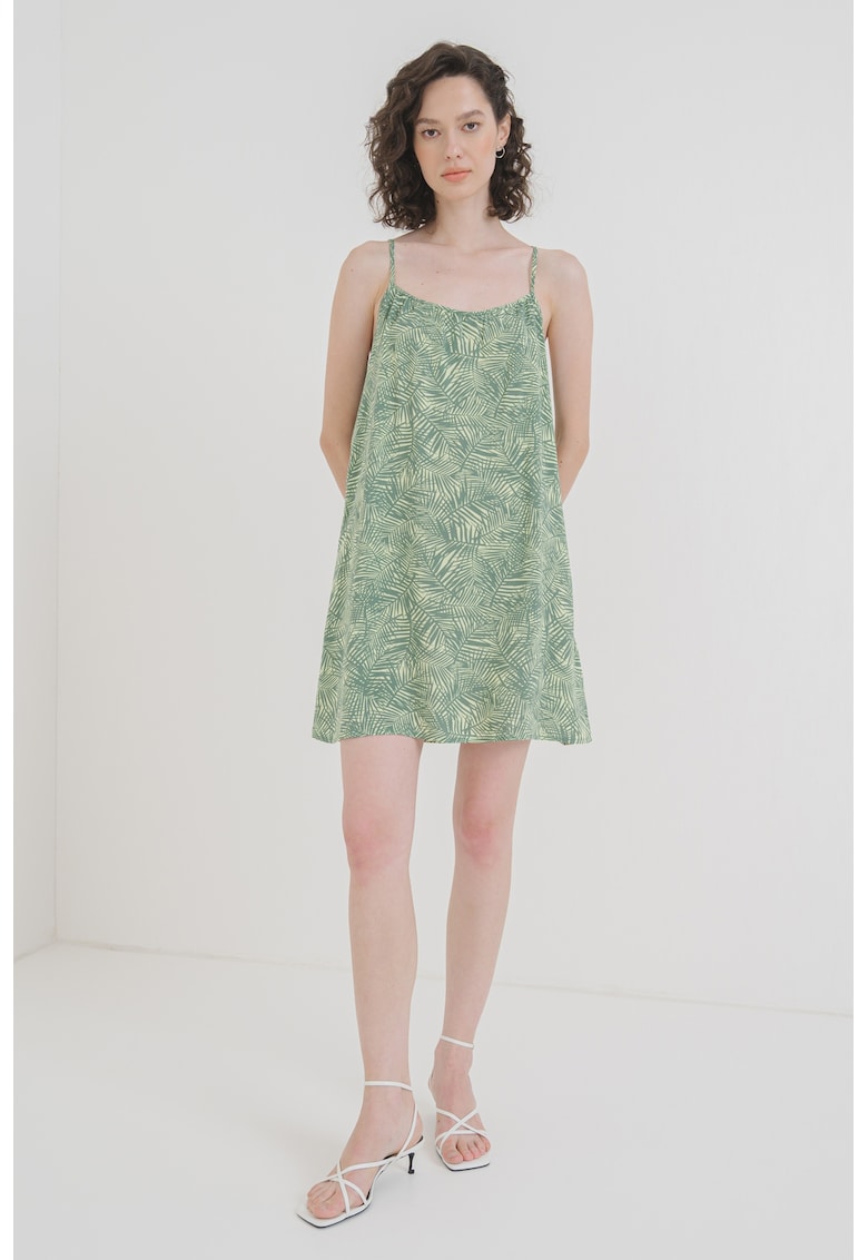 Oferte la Rochie cu bretele ajustabile Keyla - Verde