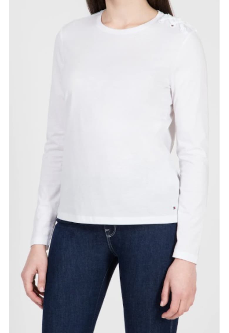 Oferte la Bluza cu maneca lunga Kristiedwqfwq - Alb