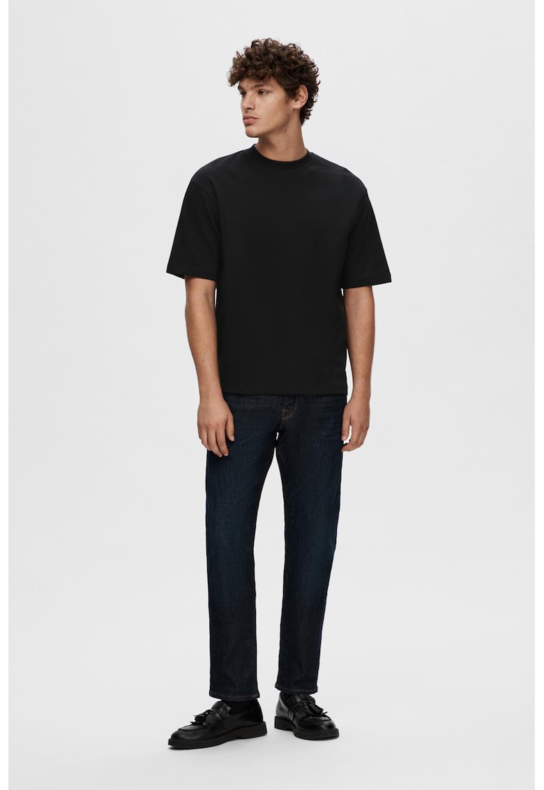 Oferte la Tricou supradimensionat cu maneci cazute Oscar - Negru