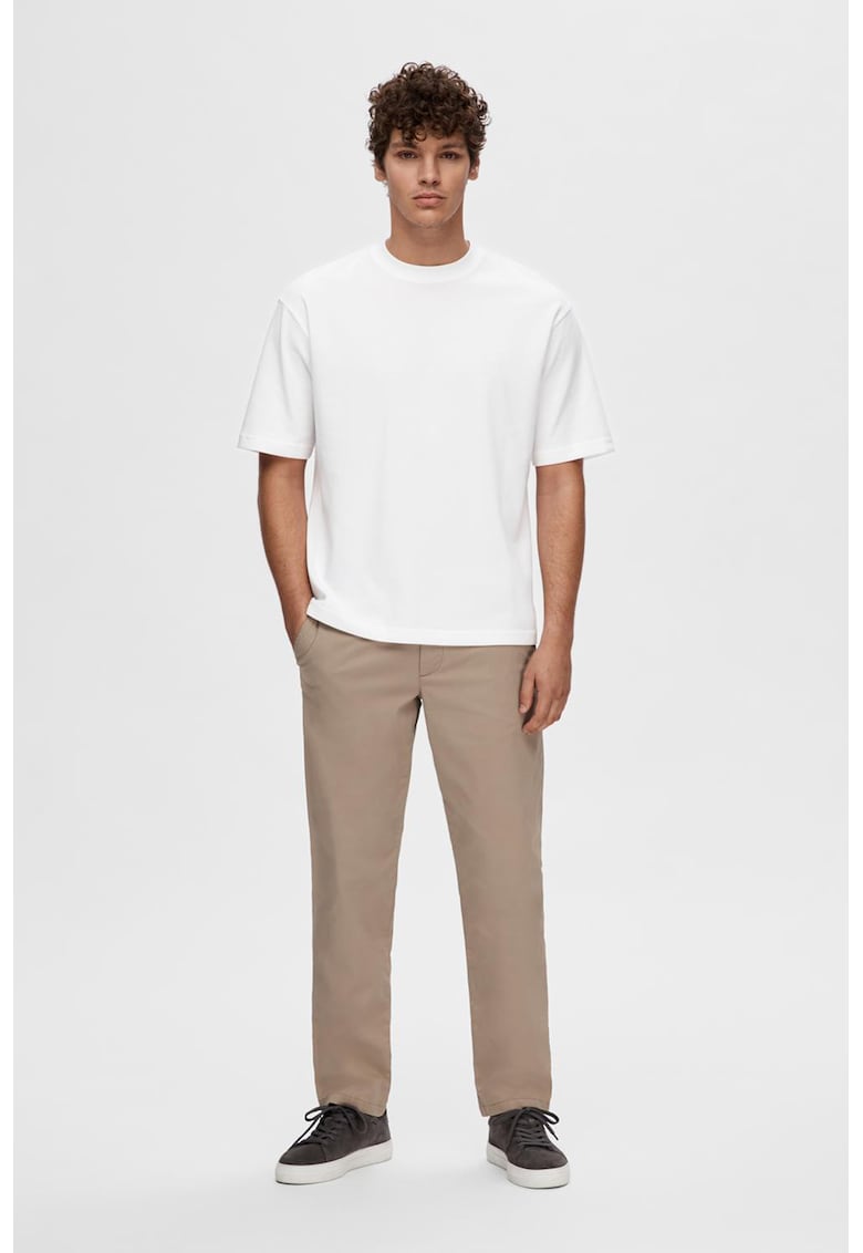 Oferte la Tricou supradimensionat cu maneci cazute Oscar - Alb