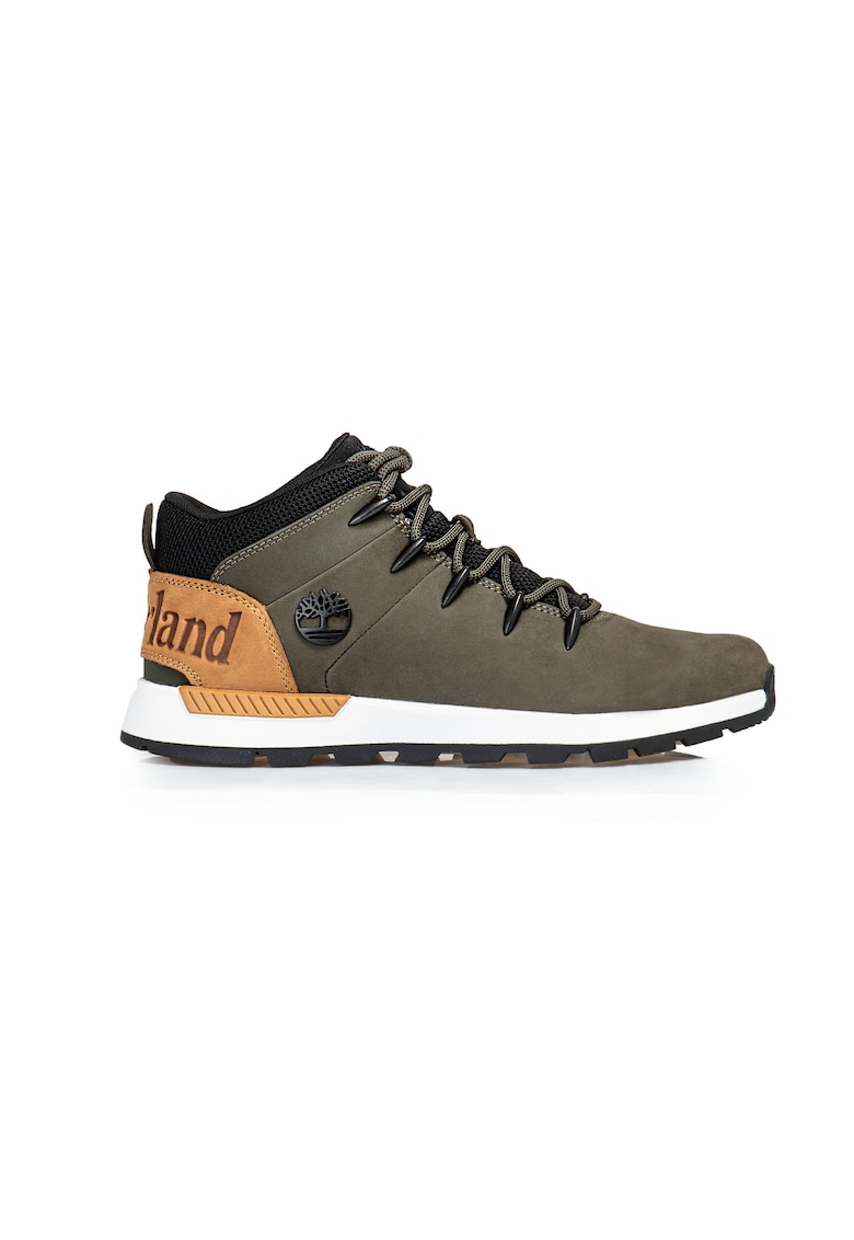 Ghete trekking barbati  textil/piele nabuc - multicolor -