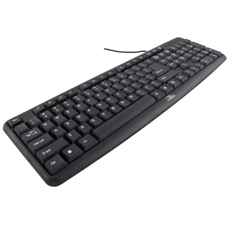 Oferte la Tastatura ergonomica TK102 PS/2, 107 taste, Negru