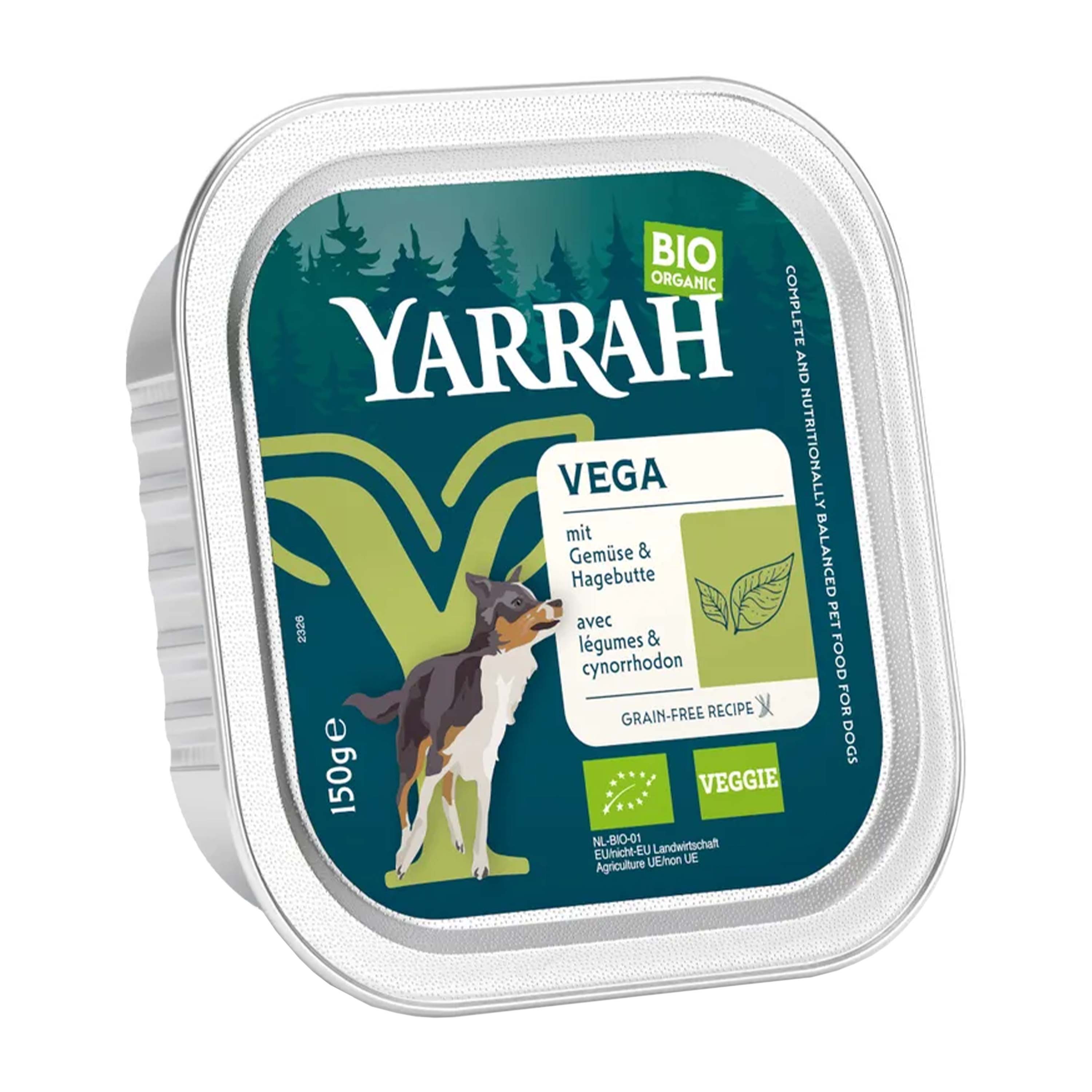 Oferte la Hrană umedă pentru câini, din legume fără cereale, 150g, Yarrah