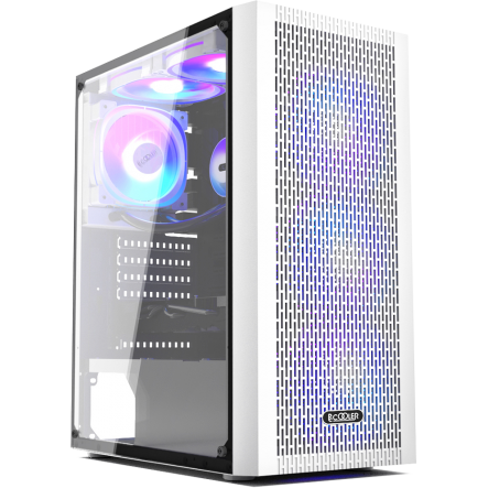 Oferte la Carcasa Middle Tower ATX Sticla Securizata ARGB Alb