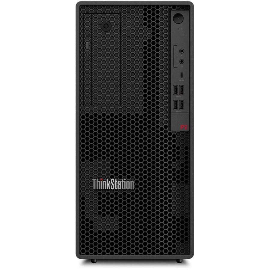 Sistem desktop ThinkStation P2 G2 Intel Core Ultra 7 265K 64GB 1TB SSD Windows 11 Pro Black