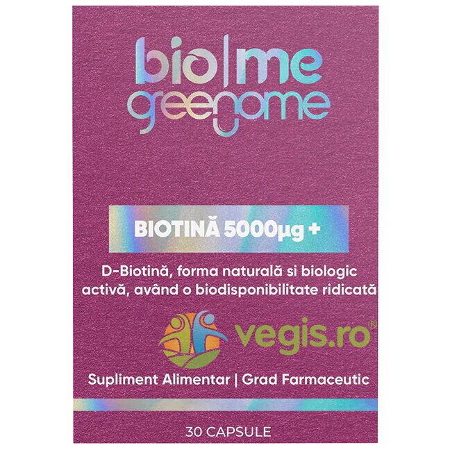 Oferte la Biotina 5mg+ 30cps