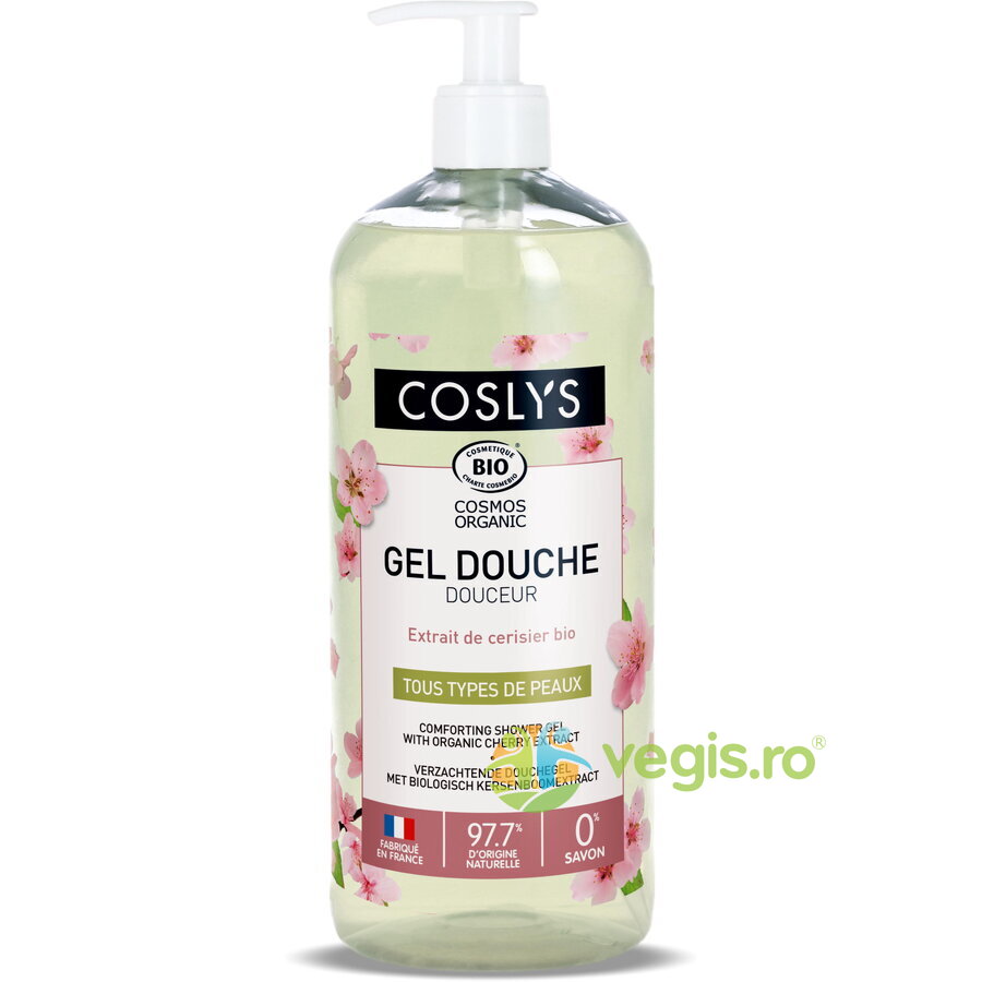 Oferte la Gel de Dus Hidratant si Reconfortant, Bio, cu Extract de Cirese 1000ml