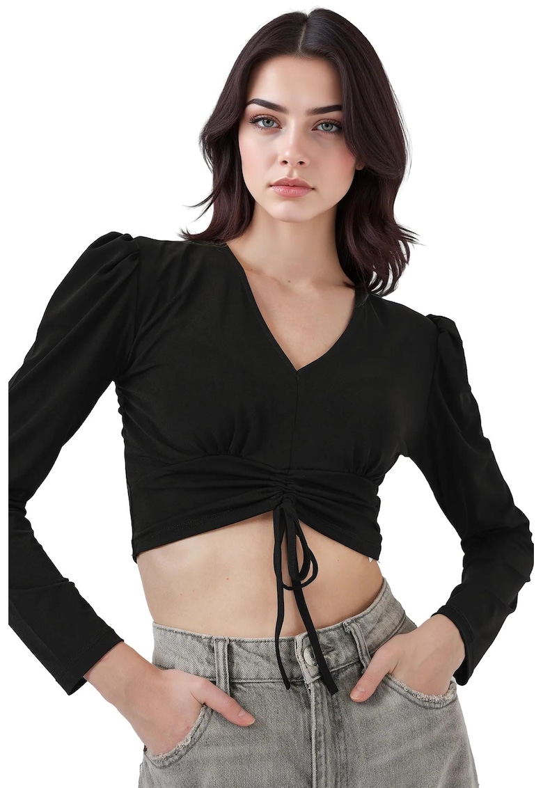 Oferte la Bluza dama - HiCCUP - Negru - Elastan/Poliester