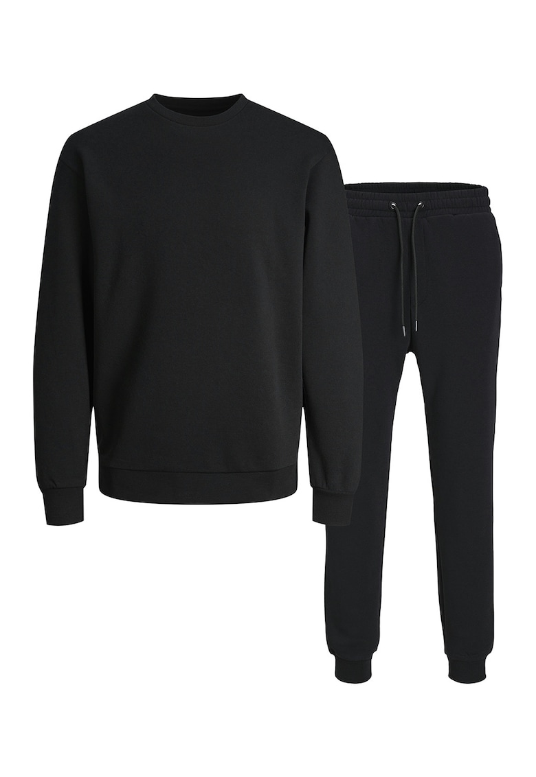 Oferte la Trening regular fit din amestec de bumbac - Negru