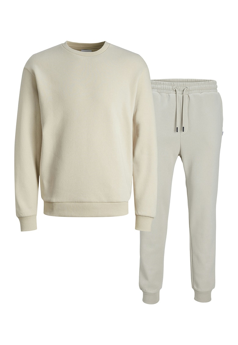 Oferte la Trening regular fit din amestec de bumbac - Bej