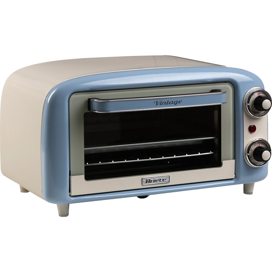 Oferte la Cuptor electric Mini Oven Vintage Blue white/light blue, 800 watts, 10 liters