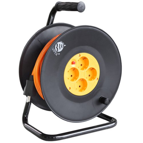 Oferte la Tambur prelungitor electric cablu 3 x 2.5MM, lungime 50M, Vipex PS25-T50