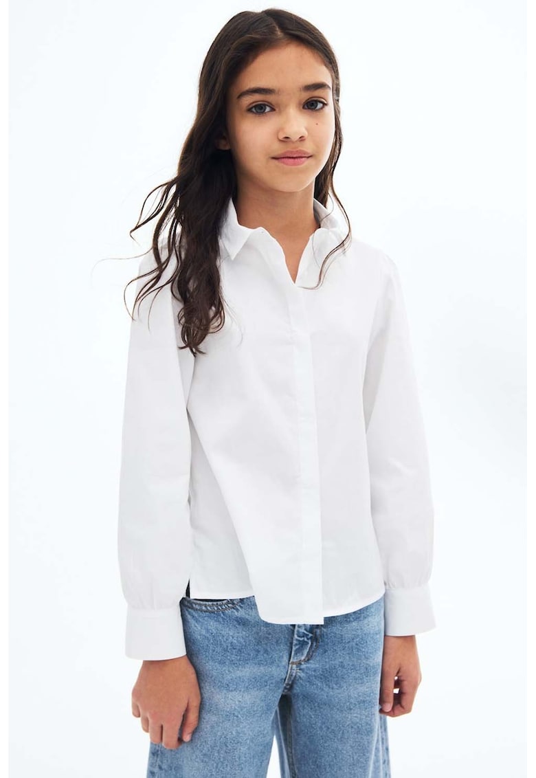 Oferte la Camasa cu maneci lungi - Alb