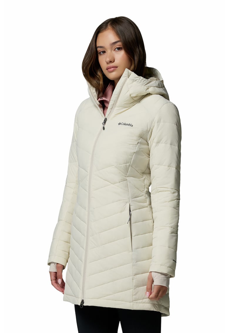 Geaca pentru drumetii Joy Peak II Mid - Alb fildes