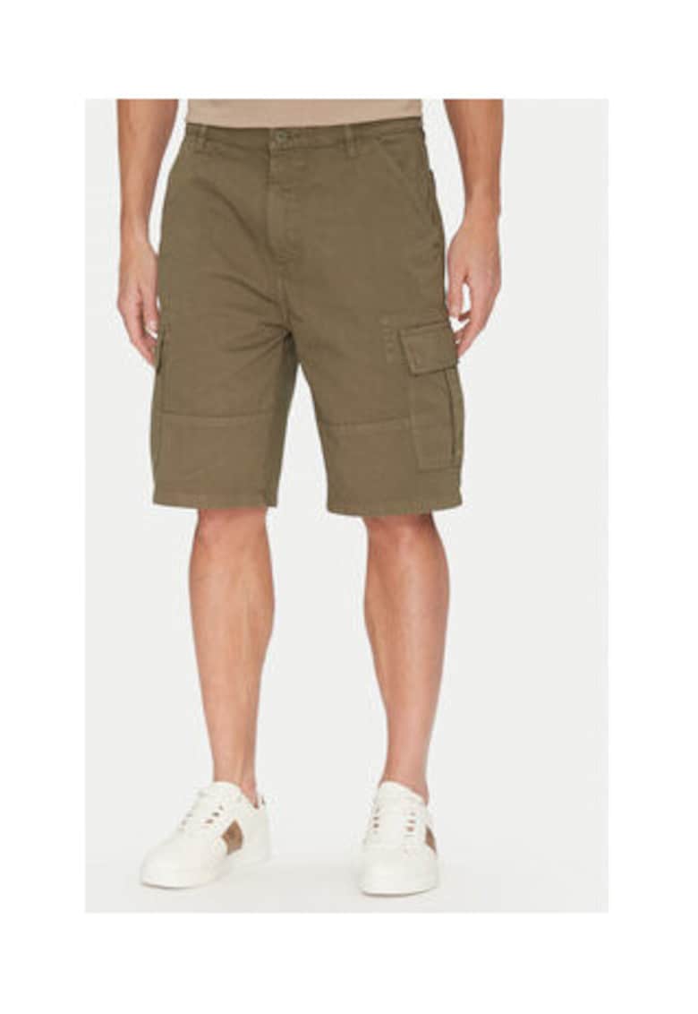 Pantaloni scurti din - Kaki