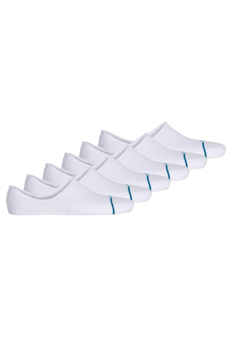 Oferte la Set de sosete unisex foarte scurte - 6 perechi - Alb