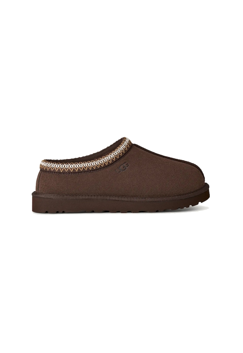 Papuci barbati  Tasman II - Piele naturala - Maro