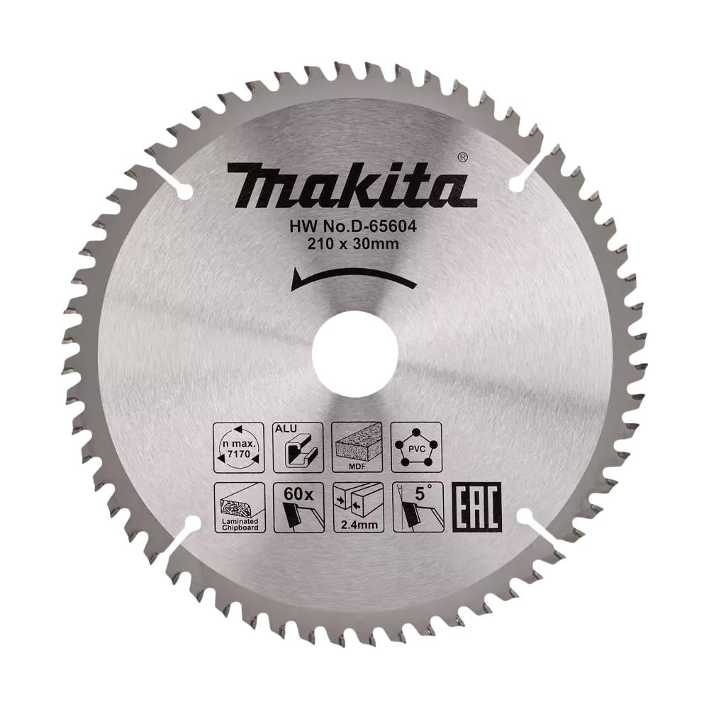 Panza fierastrau circular multimaterial Makita, 210 x 30 x 24 mm