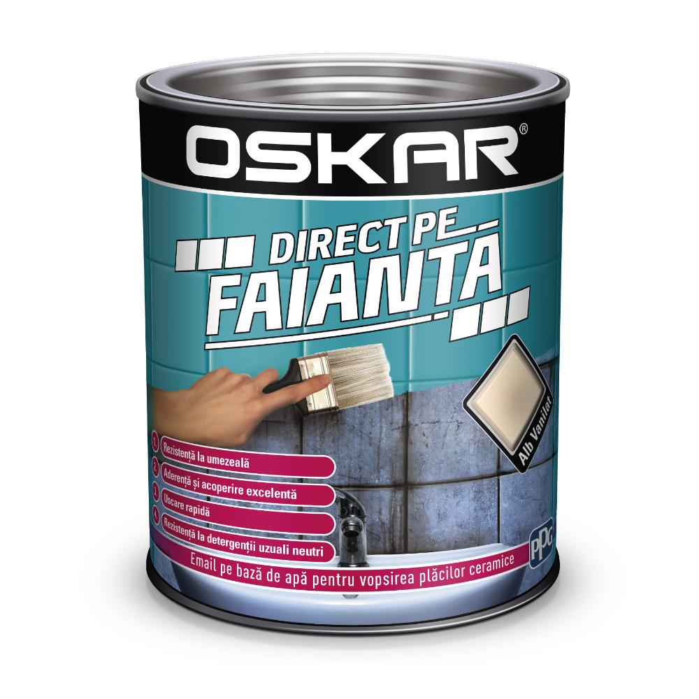 Email Oskar - Direct pe Faianta, alb vanilat, 0,6 L