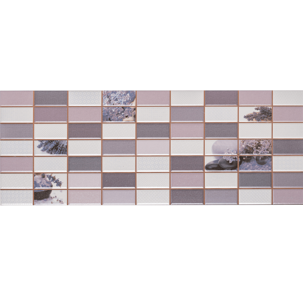 Faianta Dual Gres Dglam, mata, lavanda, dreptunghiulara, grosime 9 mm, 22,5 x 60 cm