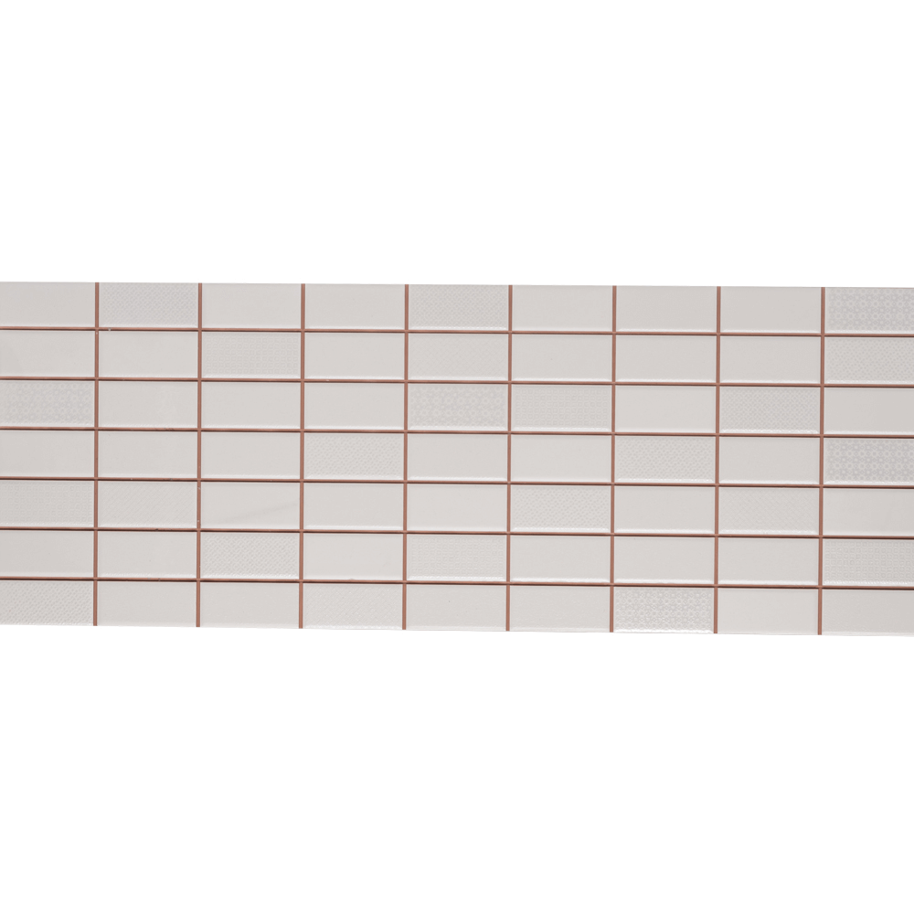 Faianta bucatarie Dglam, alb, mat, model, 60 x 22.5 cm