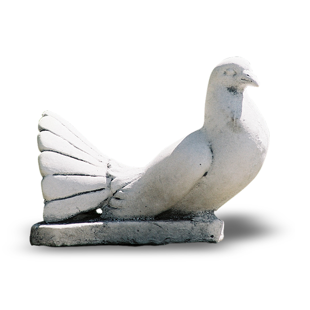 Oferte la Decoratiune de gradina Cementarte, porumbita, beton, 15 x 19 x 11 cm, 2 kg 