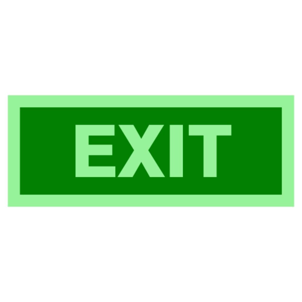 Oferte la Indicator fotoluminoscent Exit, autocolant, 19.5 x 7.5 cm